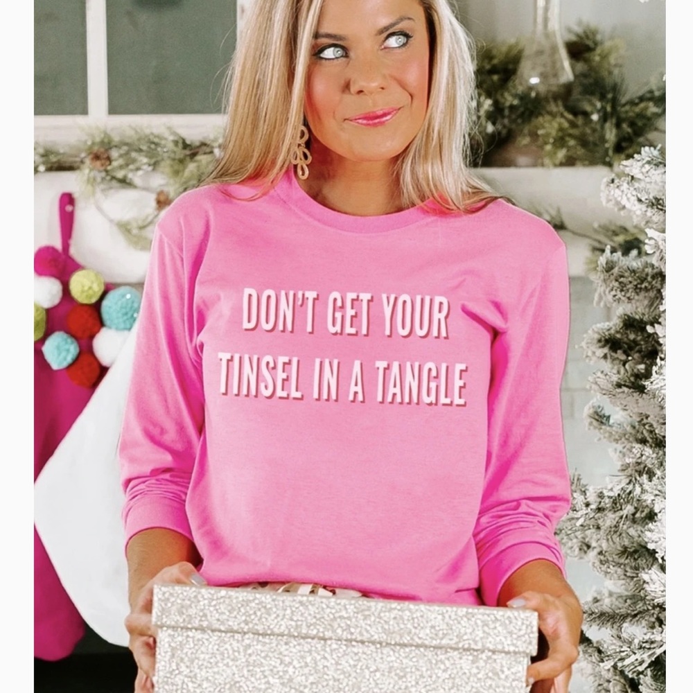 Tinsel in a Tangle Long Sleeve Tee